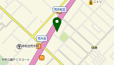 ニコニコレンタカー岸和田荒木町店の地図画像