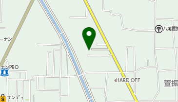 ニコニコレンタカー八尾萱振町店の地図画像