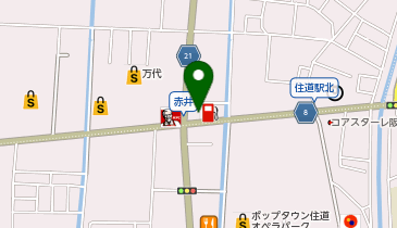 ニコニコレンタカー大東赤井店の地図画像