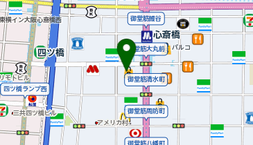 丸亀製麺心斎橋OPA店の地図画像