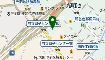 コナミスポーツクラブ光明池の地図画像