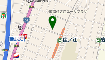 セントラルウェルネスクラブ24住ノ江の地図画像