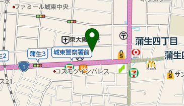 セントラルウェルネスクラブ蒲生の地図画像