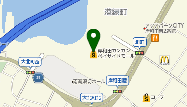 ライザップ岸和田店の地図画像