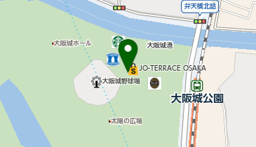 RUNNING BASE大阪城の地図画像