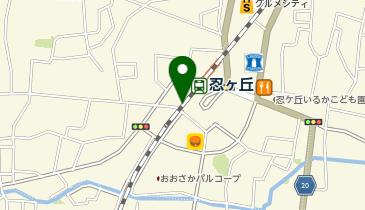 チョコザップ忍ヶ丘駅前の地図画像