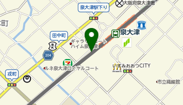 スタジオヨガピス泉大津の地図画像