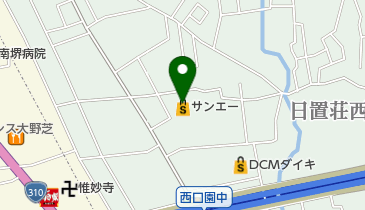 サンエー大美野店の地図画像