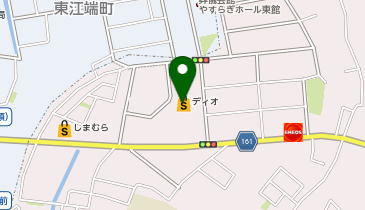 ディオ大東店の地図画像