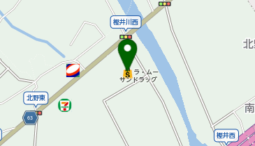 ラ・ムー泉南北野店の地図画像
