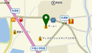 ラ・ムー堺美原店の地図画像