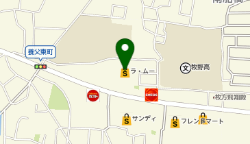 ラ・ムー枚方養父店の地図画像