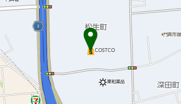 COSTCO門真倉庫店の地図画像