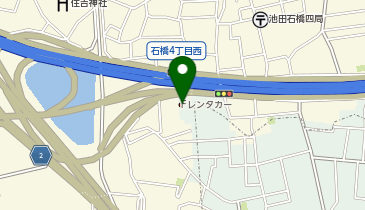 Fレンタカー豊中店の地図画像