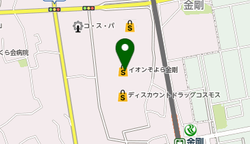 バーガーキングそよら金剛店の地図画像