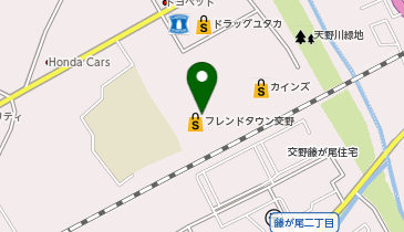 バーガーキングフレンドタウン交野店の地図画像