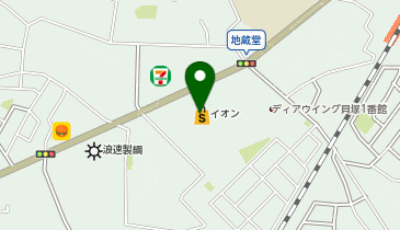 バーガーキングイオン貝塚店の地図画像