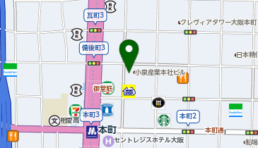 カフェ・ベローチェ備後町三丁目店の地図画像