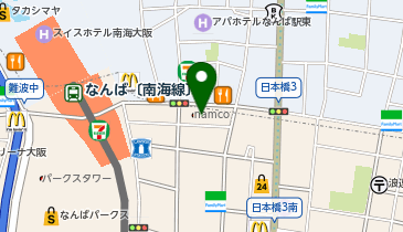 カフェ・ベローチェ難波なんさん通り店の地図画像