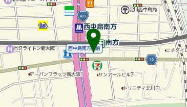 カフェ・ベローチェ西中島南方店の地図画像