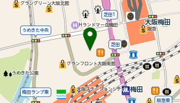 星乃珈琲店ヨドバシ梅田店の地図画像