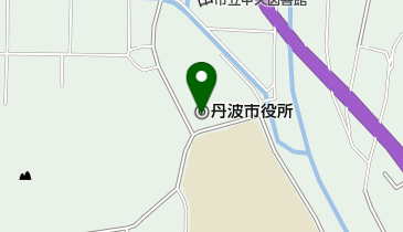 丹波市役所の地図画像