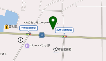 小野市役所の地図画像