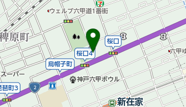 神戸市灘区役所の地図画像