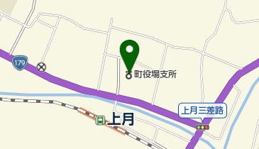 佐用町役場上月支所の地図画像