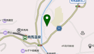 神戸市北神区役所有馬出張所の地図画像