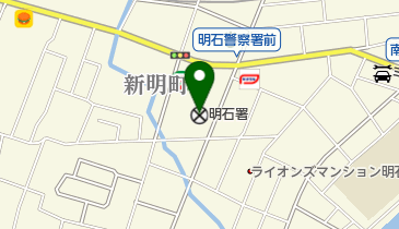 明石警察署の地図画像