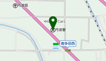 丹波警察署の地図画像