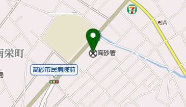 高砂警察署の地図画像