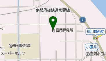 但馬県民局但馬長寿の郷豊岡健康福祉事務所の地図画像