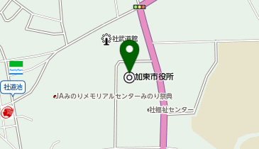 加東市保健センターの地図画像