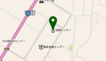 朝来市保健センターの地図画像