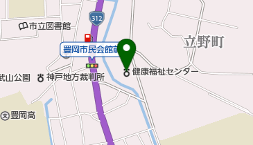 豊岡健康福祉センターの地図画像