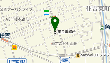 東灘年金事務所の地図画像