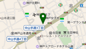 在神戸大韓民国総領事館の地図画像
