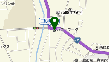 ハローワーク西脇の地図画像