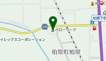 ハローワーク柏原の地図画像