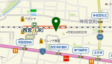 ハローワーク西宮の地図画像