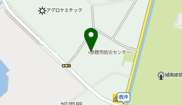 赤穂市消防本部の地図画像