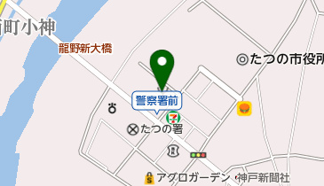 西はりま消防組合たつの消防署の地図画像