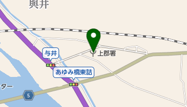 上郡消防署の地図画像