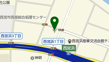 鳴尾消防署浜消防分署の地図画像