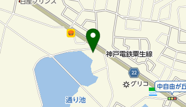 三木市消防署広野分署の地図画像