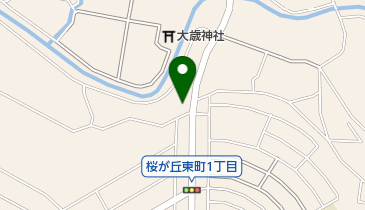 西消防署押部谷出張所の地図画像