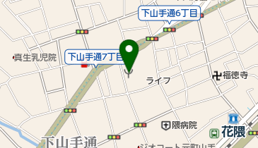 中央消防署山手出張所の地図画像