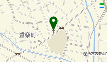 西宮消防署北夙川分署の地図画像